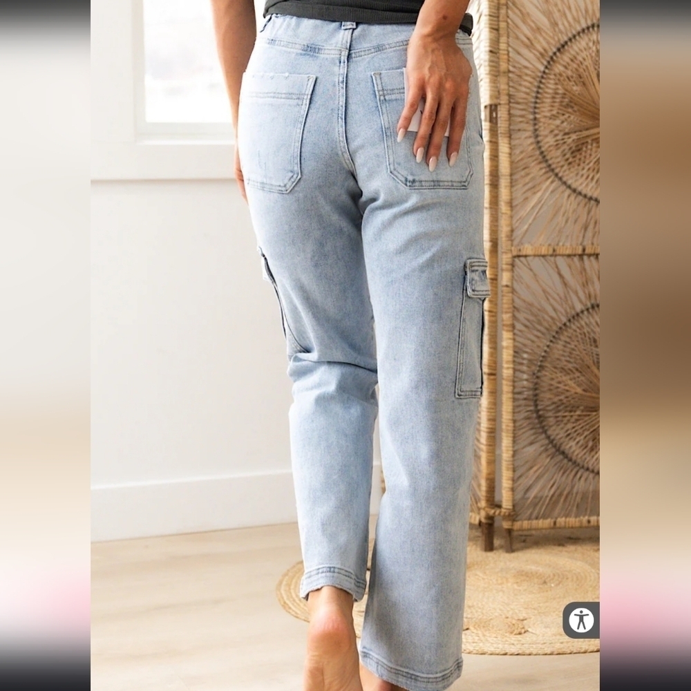 Vervet Forget My Name Dad Cargo Jeans - Picture 4 of 9